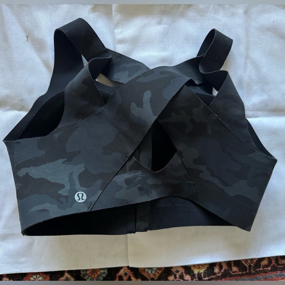 Lululemon Enlite Bra Zip Front High Support 32E and 34DD Camo - Picture 7 of 11